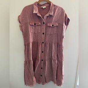 Umgee Size Large Babydoll Dress